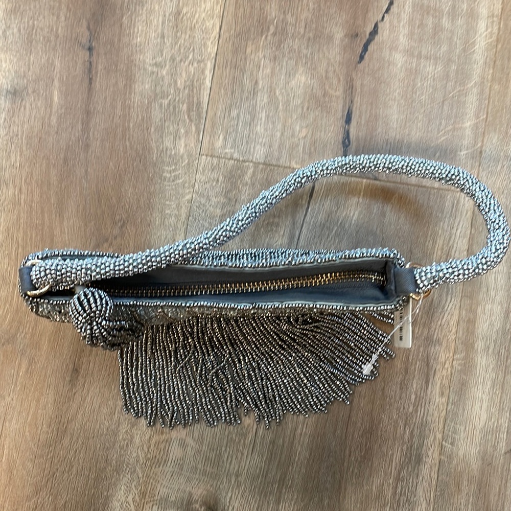 New Anthropologie Mini Half Moon Beaded Shoulder Bag!!🔥🔥🔥 - Picture 14 of 16